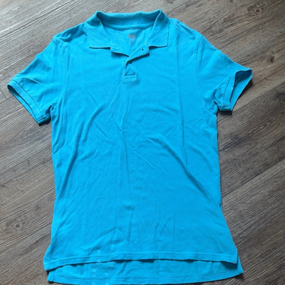 Old Navy Vibrant Blue Polo Shirt